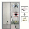 Juego de Puerta Magnética de Alta Resistencia - Autoadhesiva, Partición de Malla Sin Manos - Imagen 2
