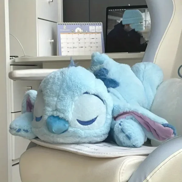 1pc Auténtico Peluche Stitch con Licencia - Almohada de Dormir de Dibujos Animados