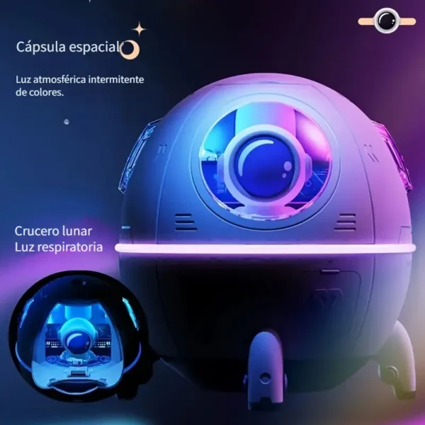 Cabaña espacial humidificadora pequeña para el hogar, maternidad, dormitorio USB