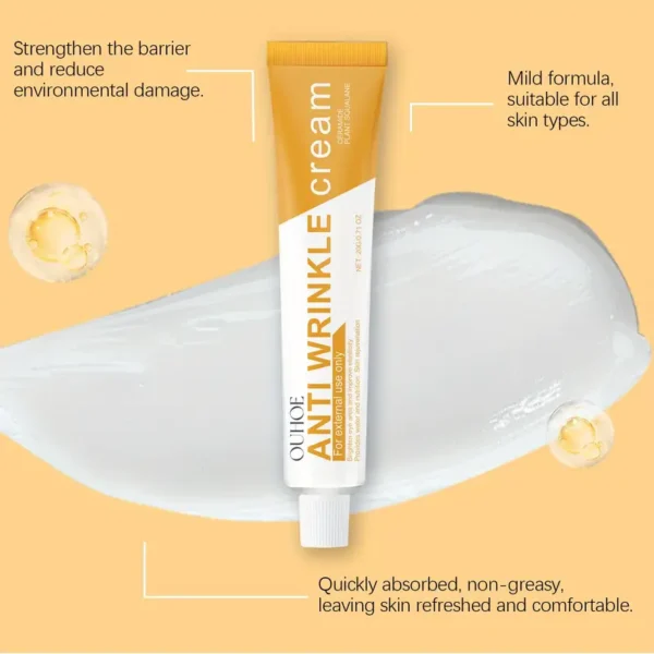 Crema Hidratante Facial Suave de 20g con Vitamina E y Ácido Hialurónico - Reafirma e Ilumina