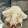 1 Juguetito de Peluche de Elefante Felpudo Lindo - Muñeco de Bebé Elefante de Poliéster de Color - Imagen 4