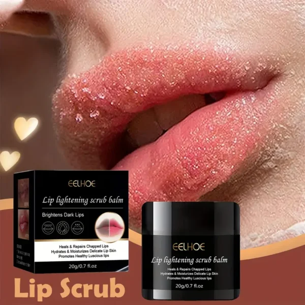 20g Exfoliante de Labios Negros - Elimina, Difumina Líneas, Repara Opacidad, Humecta