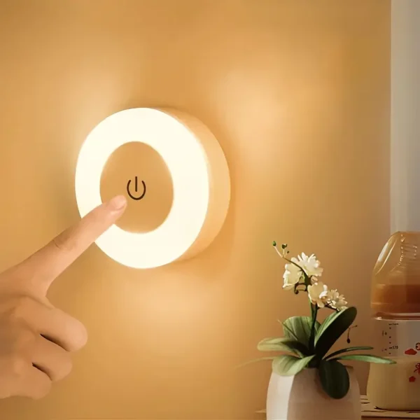 Luz Nocturna Táctil LED, Decorativa Para El Dormitorio, Regulable, Adecuada Para Pasillos