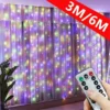 6M Luces de Cortina LED con Alimentación USB - 8 Modos, Control Remoto, Perfectas - Imagen 3