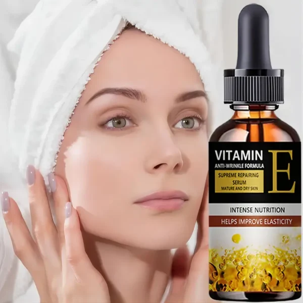 Suero Facial De Vitamina E Con Niacinamida, Colágeno Y Vitamina E, Hidrata, Rejuvenece Y Tonifica