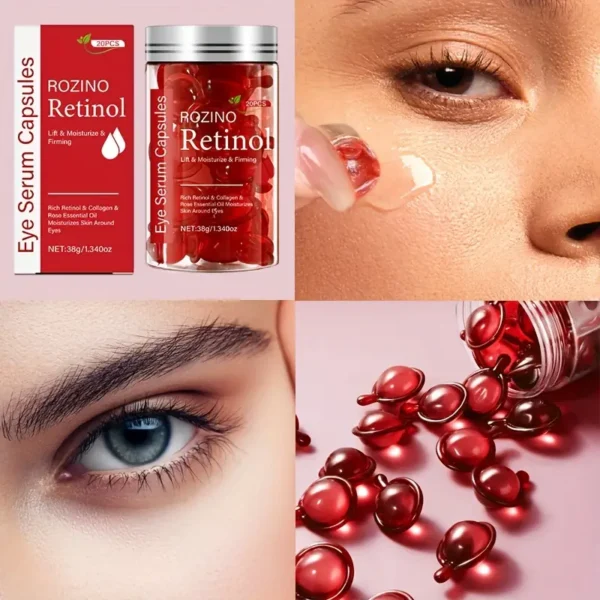 Cápsulas de Esencia de Retinol para los Ojos Rompe el Hechizo de las Arrugas del Tiempo