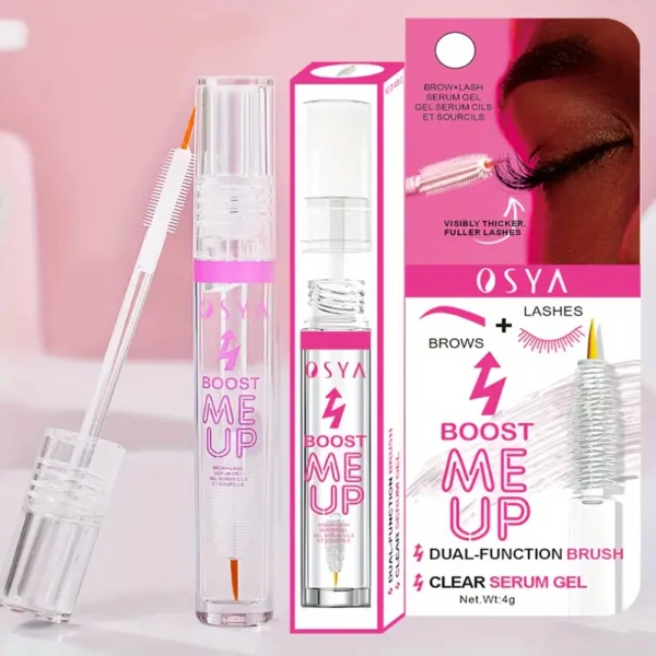 Sérum Gel de Crecimiento de Cejas y Pestañas OSYA Boost Me Up Clear, Fórmula Hipoalergénica