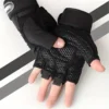 1 Par de Guantes de Fitness de Medio Dedo, Guantes de Entrenamiento Transpirables - Imagen 3