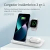 Base de carga inalámbrica rápida 3 en 1 para iPhone, Apple Watch y AirPods - Compatible con iPhone - Imagen 4