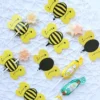 50pcs Súper Lindas Paletas en Forma de Abeja para Bodas y Cumpleaños - Decorar - Imagen 4