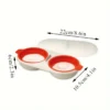 Set de cocina para restaurantes: 1pc Poachera de huevo para microondas, huevos comestibles - Imagen 2